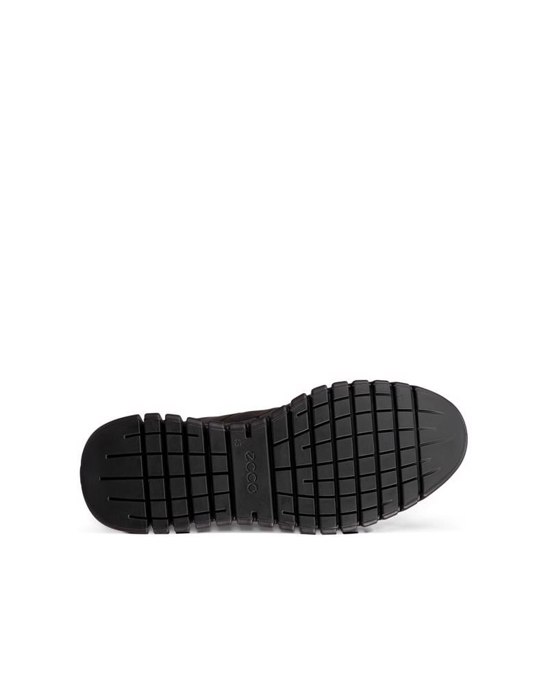Brown ECCO GRUUV M SNEAKER LEA GTXS
