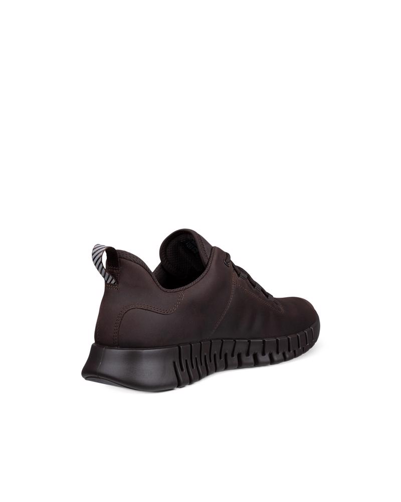 Brown ECCO GRUUV M SNEAKER LEA GTXS