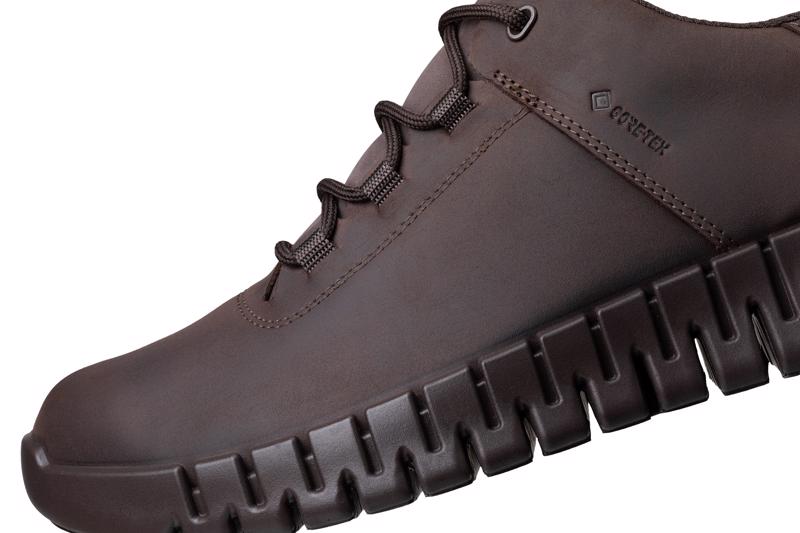 Brown ECCO GRUUV M SNEAKER LEA GTXS