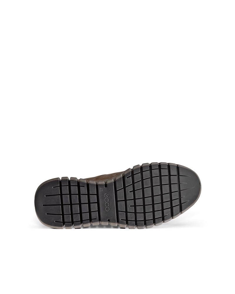 Brown ECCO GRUUV M SNEAKER LEA GTXS