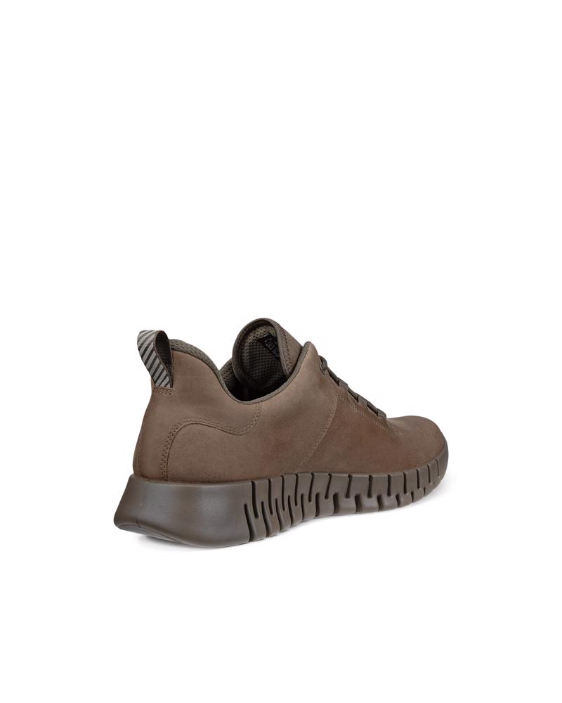 Brown ECCO GRUUV M SNEAKER LEA GTXS