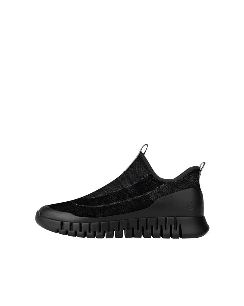 BLACK ECCO GRUUV M EASY-SLIP
