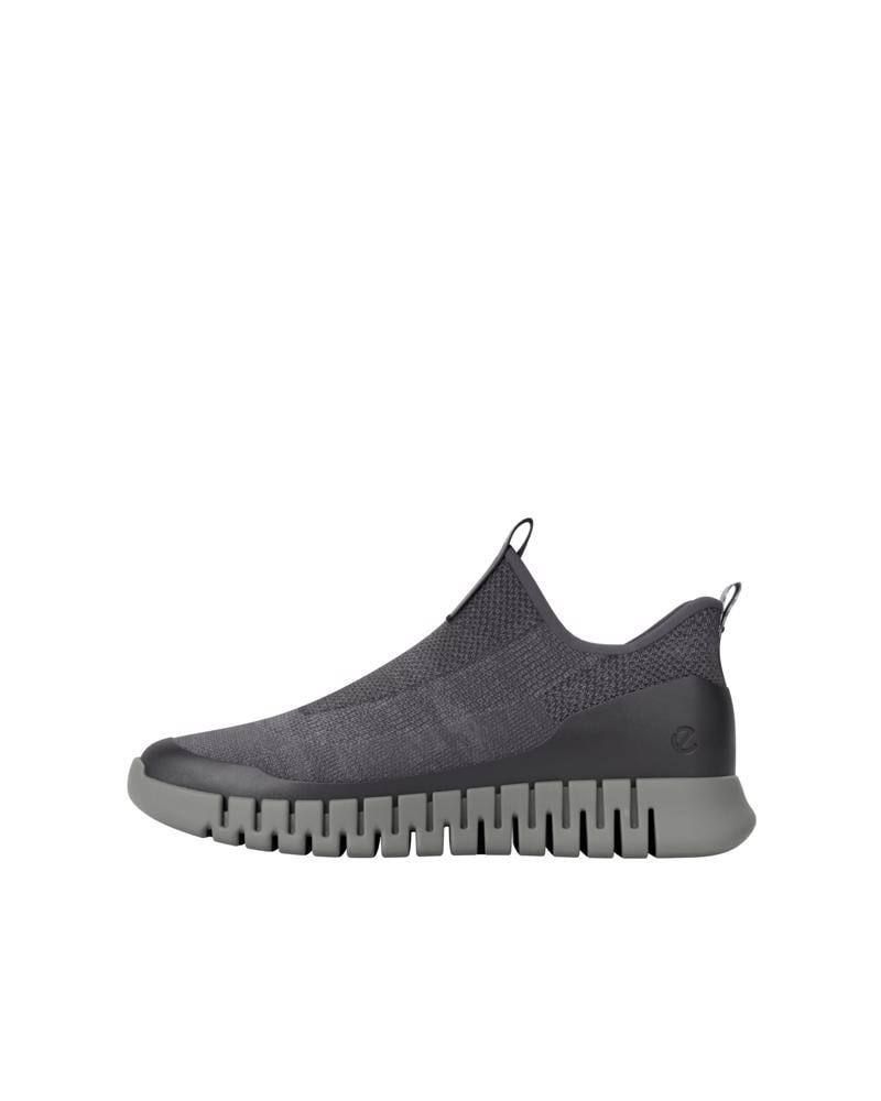 WARM GREY ECCO GRUUV M EASY-SLIP