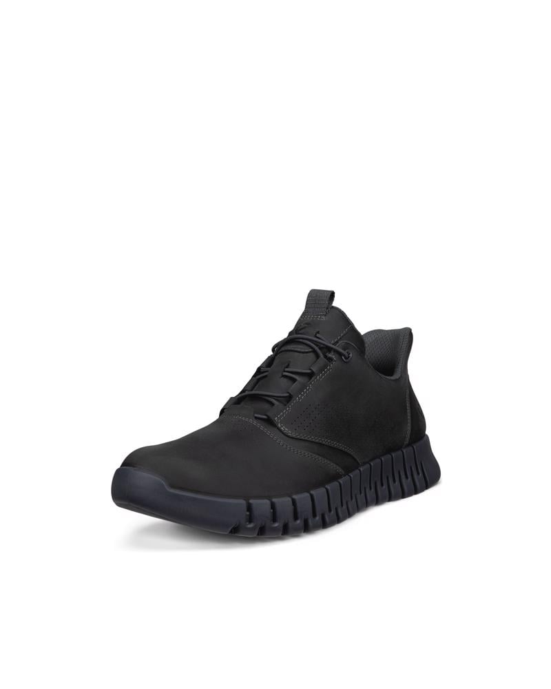 Grey ECCO GRUUV M EASY ENTRY LACE