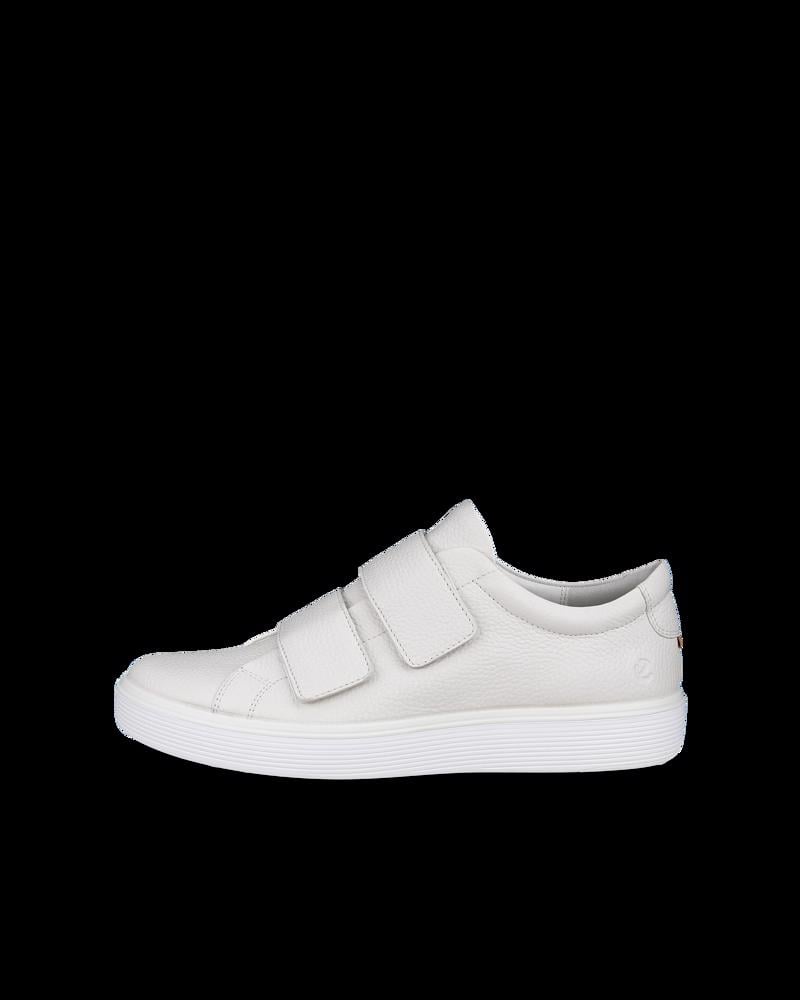 White ECCO Soft 60 M 2-Strap LEA