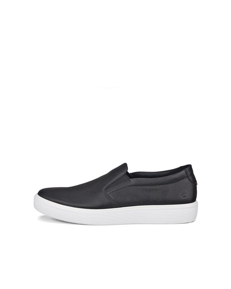 BLACK ECCO SOFT 60 M SLIP ON