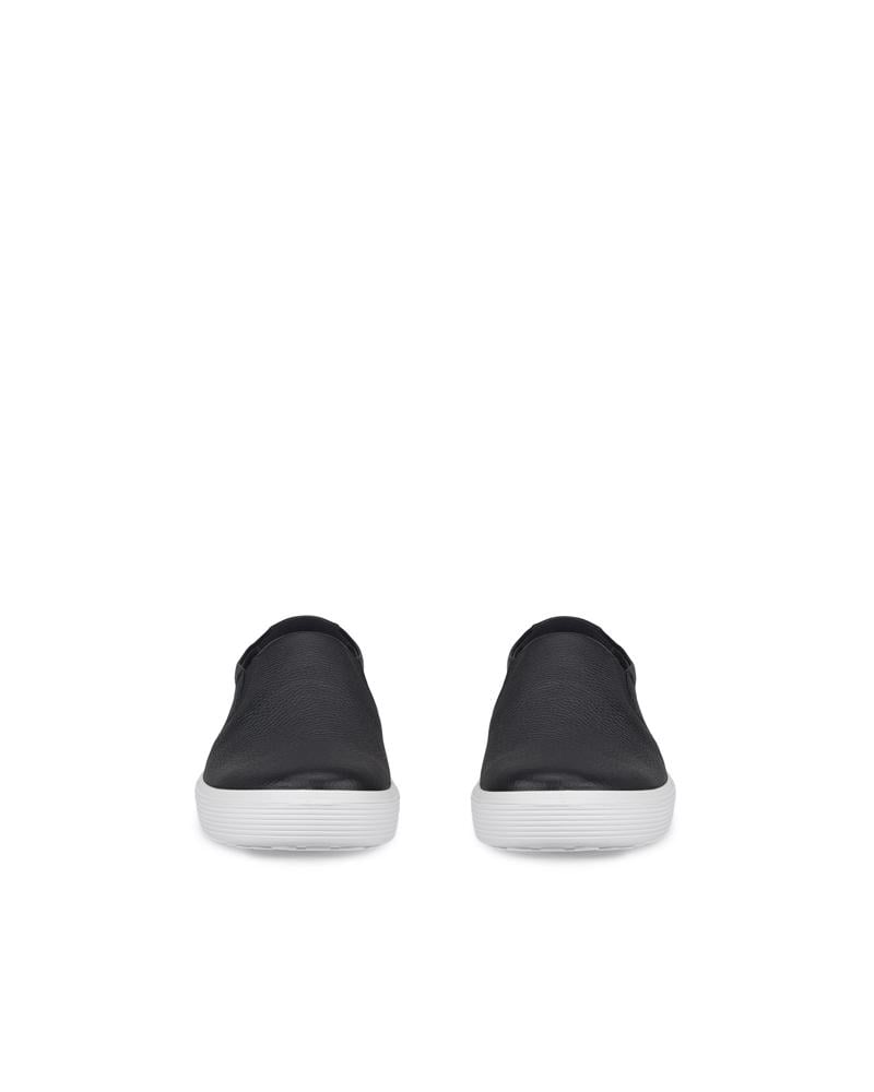 BLACK ECCO SOFT 60 M SLIP ON