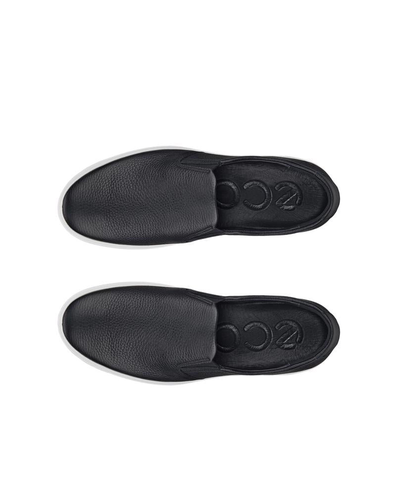 BLACK ECCO SOFT 60 M SLIP ON