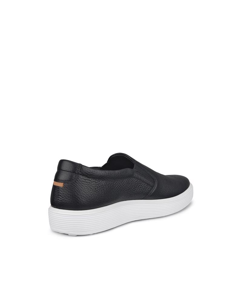 BLACK ECCO SOFT 60 M SLIP ON