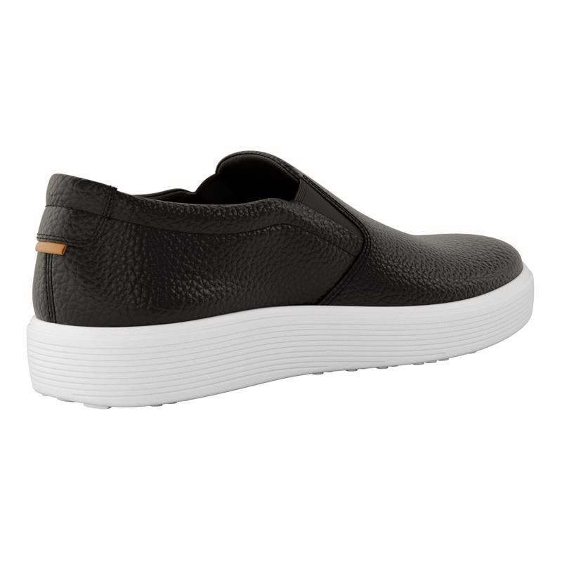 BLACK ECCO SOFT 60 M SLIP ON