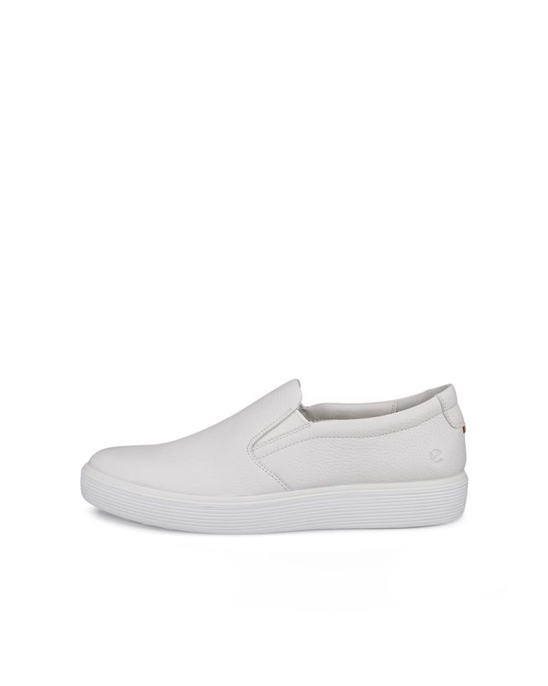 White ECCO SOFT 60 M SLIP ON