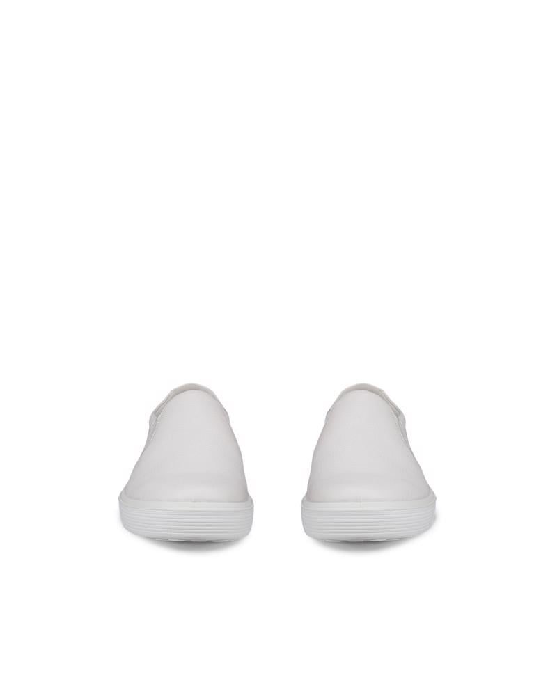 White ECCO SOFT 60 M SLIP ON
