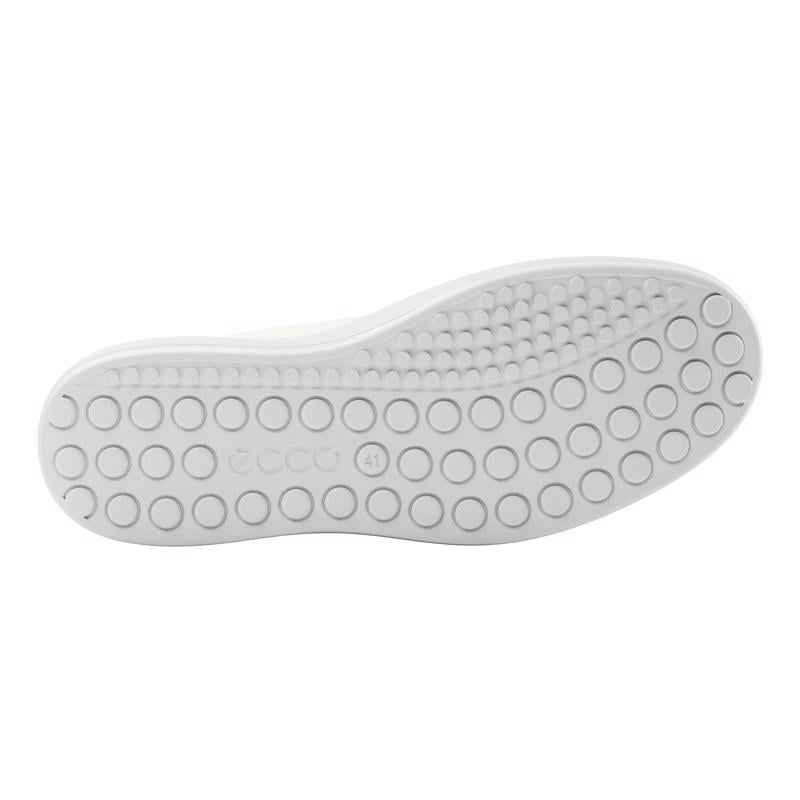 White ECCO SOFT 60 M SLIP ON