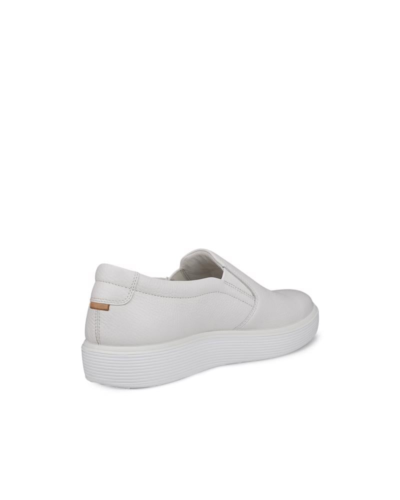 White ECCO SOFT 60 M SLIP ON