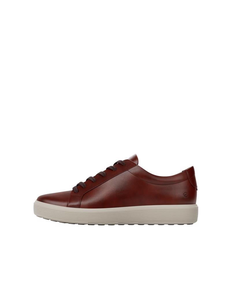 Brown ECCO SOFT 60 M LACE UP PREMIUM