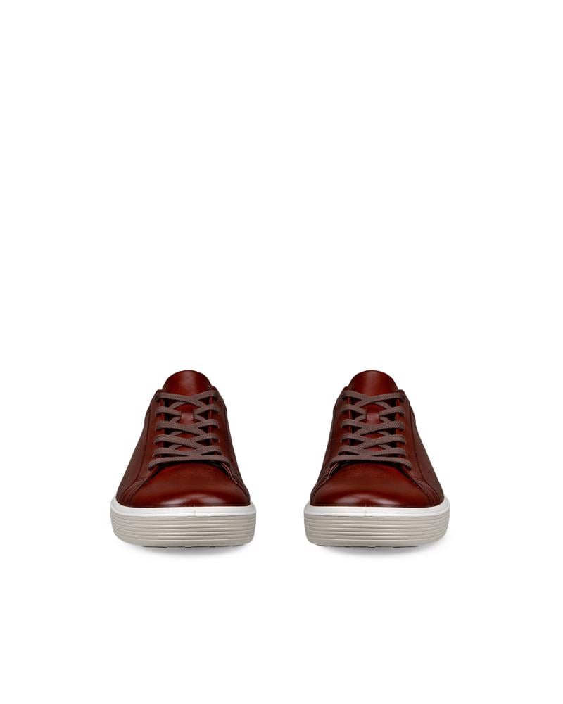 Brown ECCO SOFT 60 M LACE UP PREMIUM