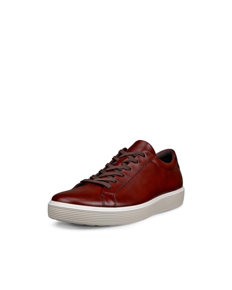 Brown ECCO SOFT 60 M LACE UP PREMIUM