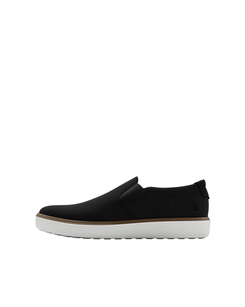 BLACK ECCO SOFT 60 M SLIP-ON