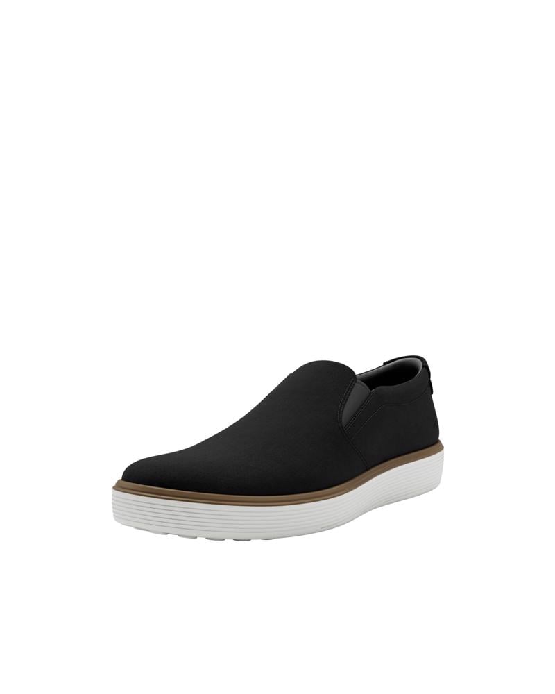 BLACK ECCO SOFT 60 M SLIP-ON