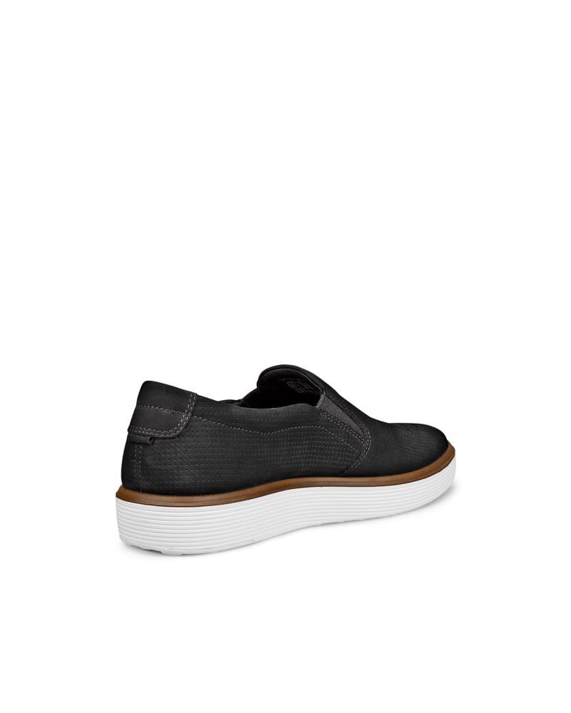 BLACK ECCO SOFT 60 M SLIP-ON