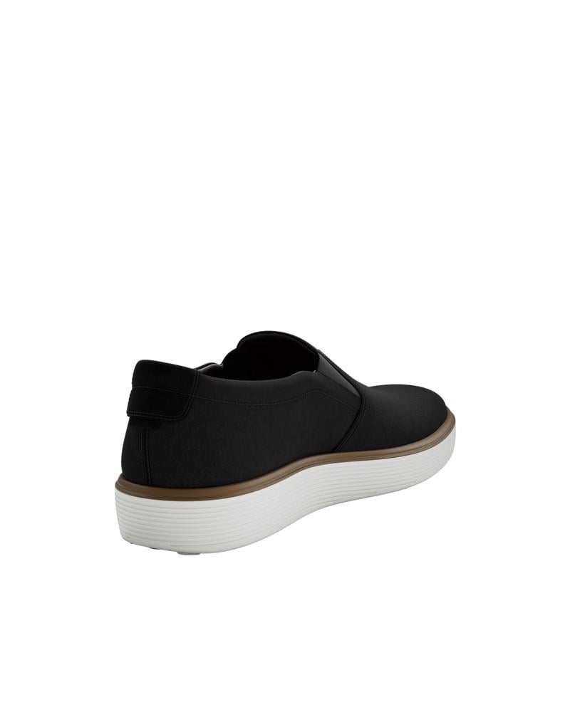 BLACK ECCO SOFT 60 M SLIP-ON