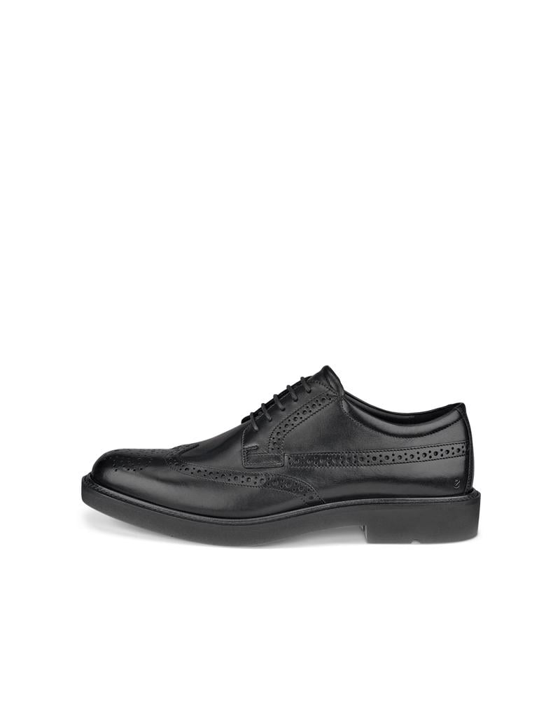 BLACK ECCO METRO LONDON M WINGTIP