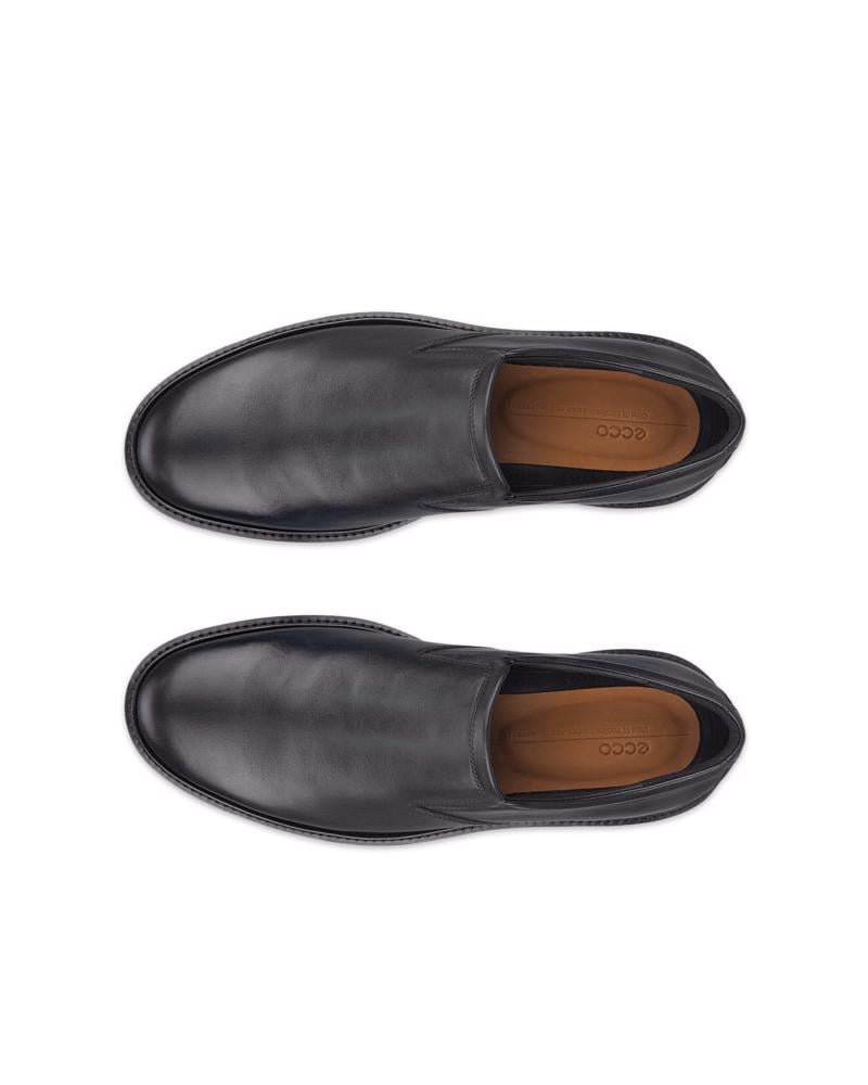 BLACK ECCO METRO LONDON M SLIP-ON
