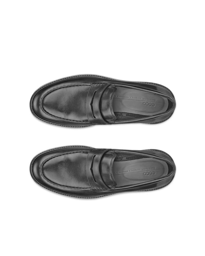 BLACK ECCO METRO LONDON M LOAFER