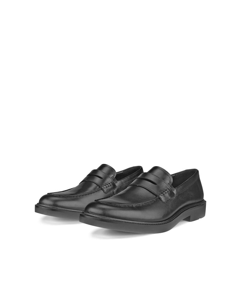 BLACK ECCO METRO LONDON M LOAFER