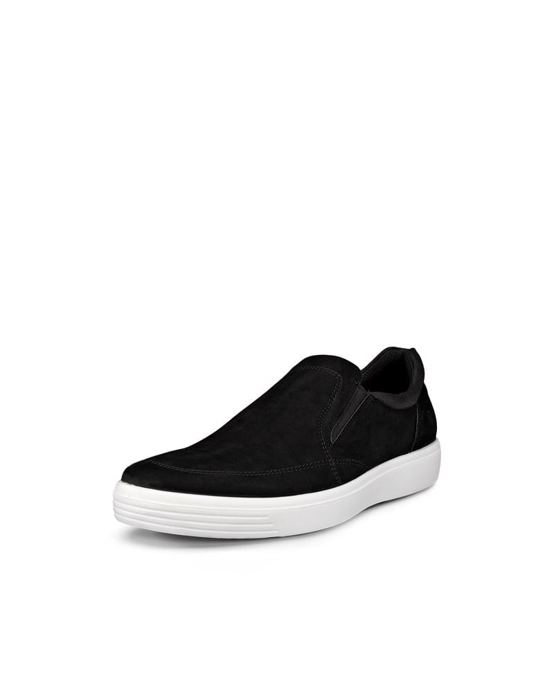 BLACK ECCO Classic Sneaker M Slip-On