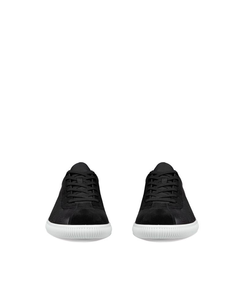 BLACK ECCO SOFT ZERO M LACE