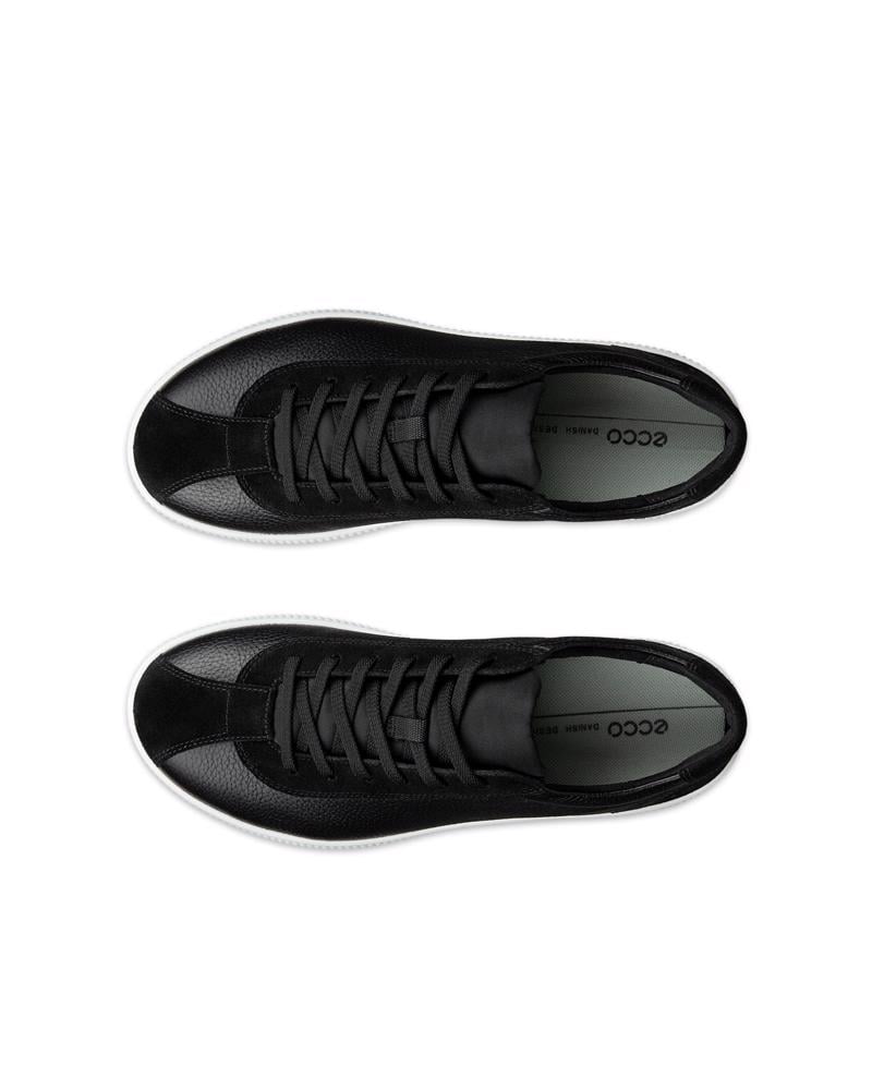 BLACK ECCO SOFT ZERO M LACE
