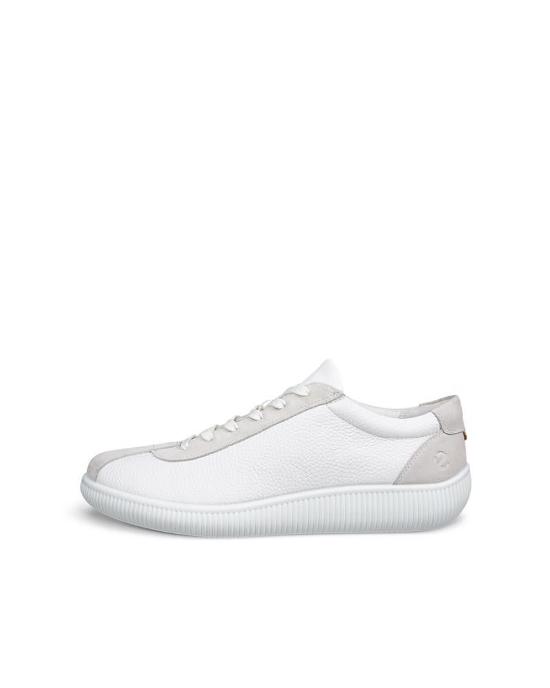 White ECCO SOFT ZERO M LACE