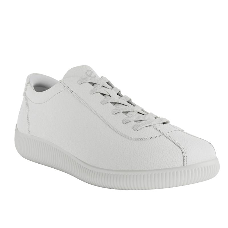 White ECCO SOFT ZERO LACE M PREMIUM