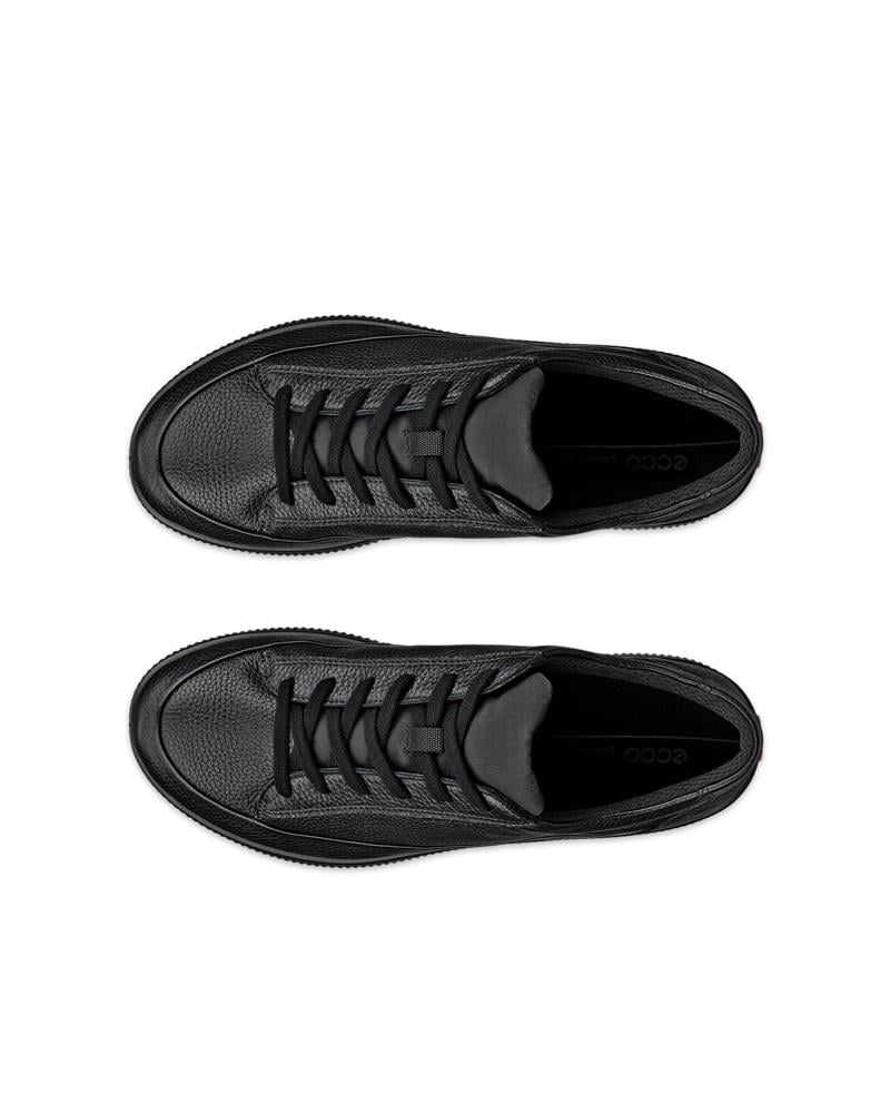 BLACK ECCO SOFT ZERO M SHOE WP