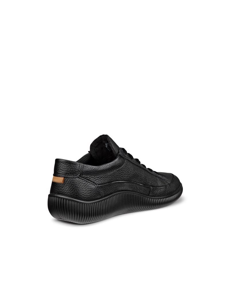 BLACK ECCO SOFT ZERO M SHOE WP