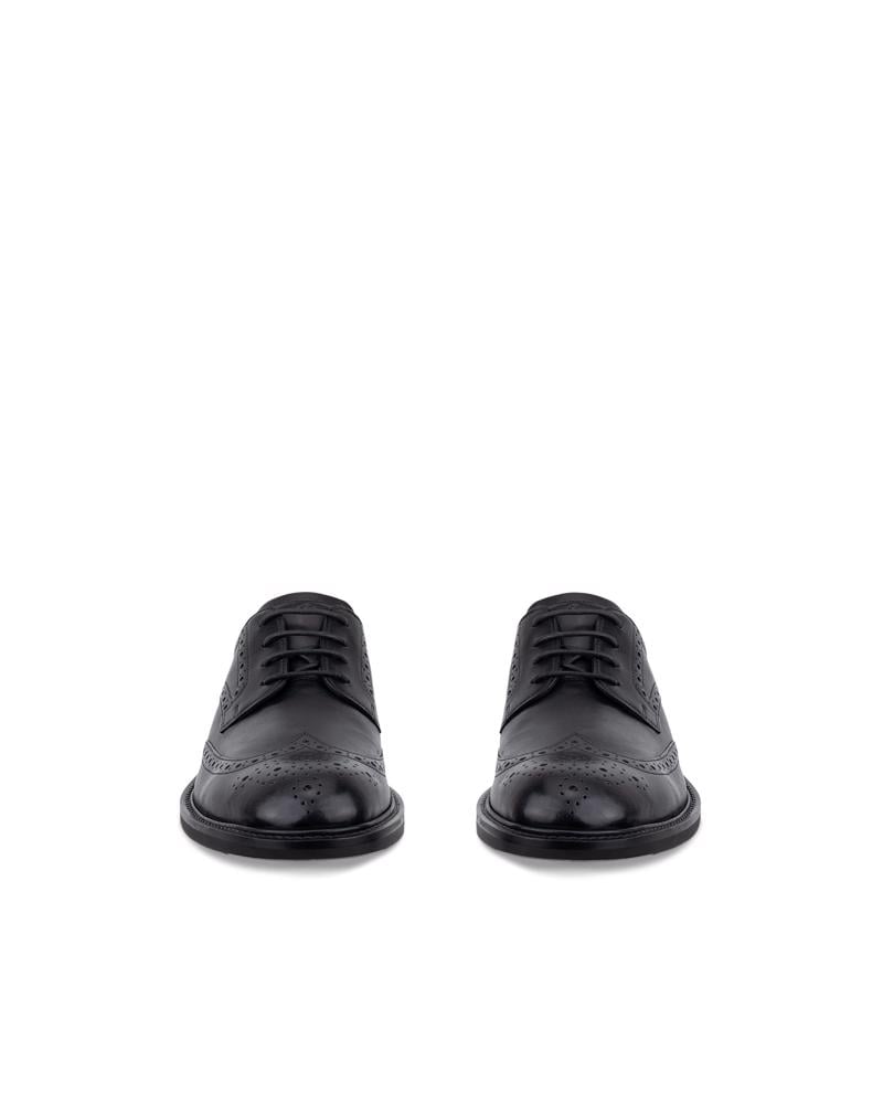 BLACK ECCO METRO PRAGUE WINGTIP