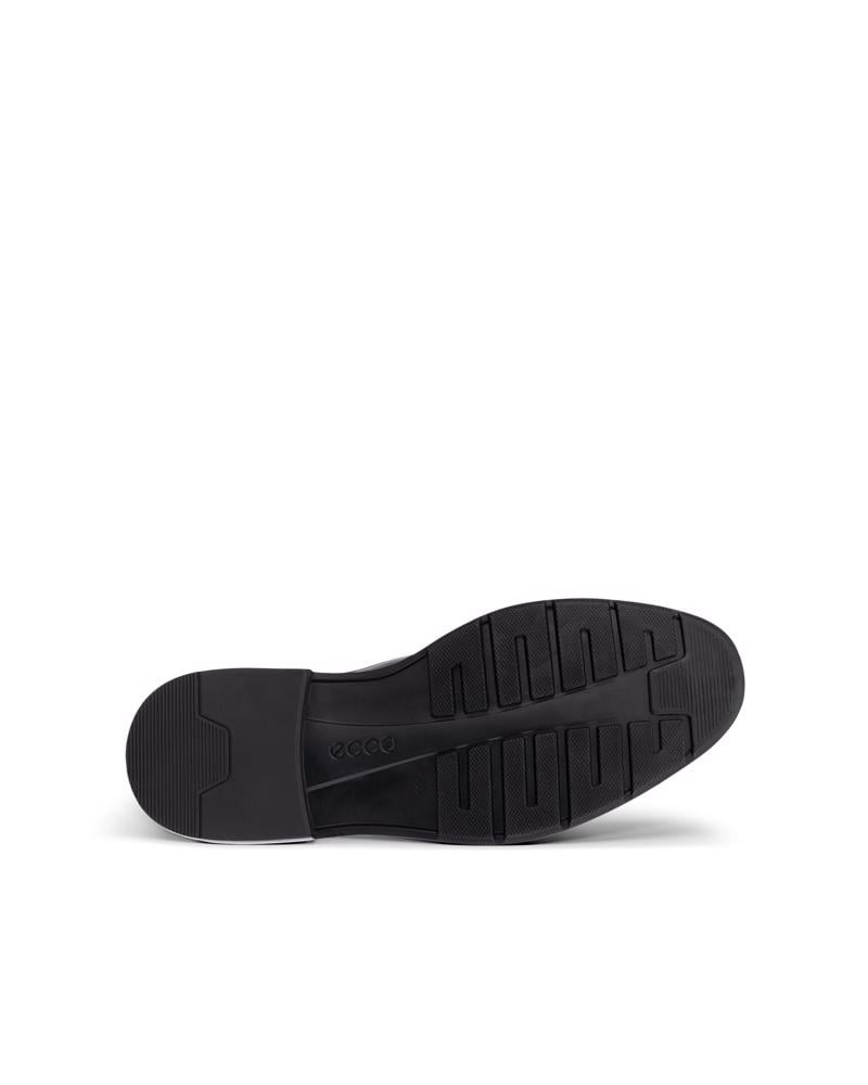 BLACK ECCO METRO PRAGUE WINGTIP