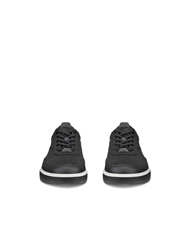 BLACK ECCO STREET COURT M LEA
