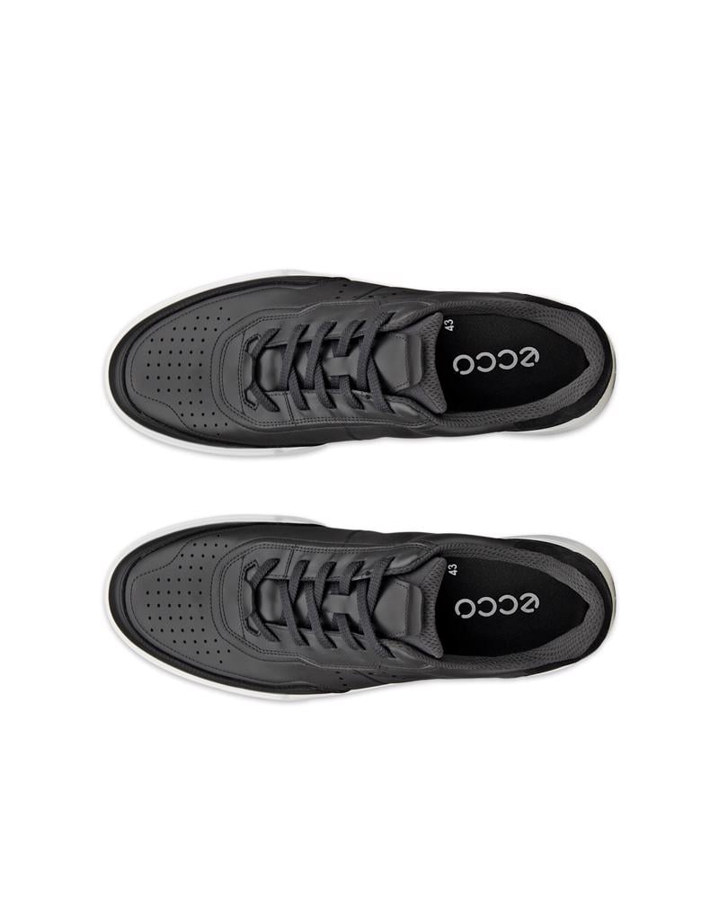 BLACK ECCO STREET COURT M LEA