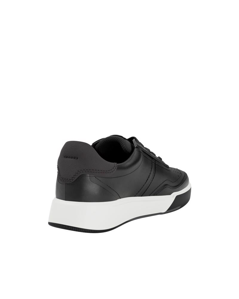 BLACK ECCO STREET COURT M LEA