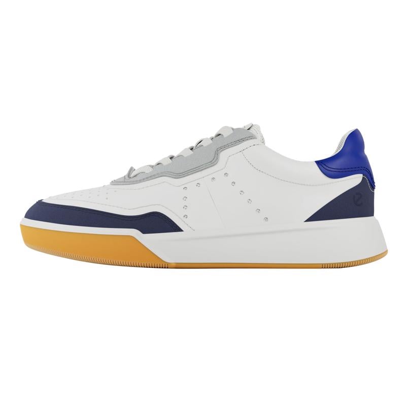 White ECCO STREET COURT M LEA