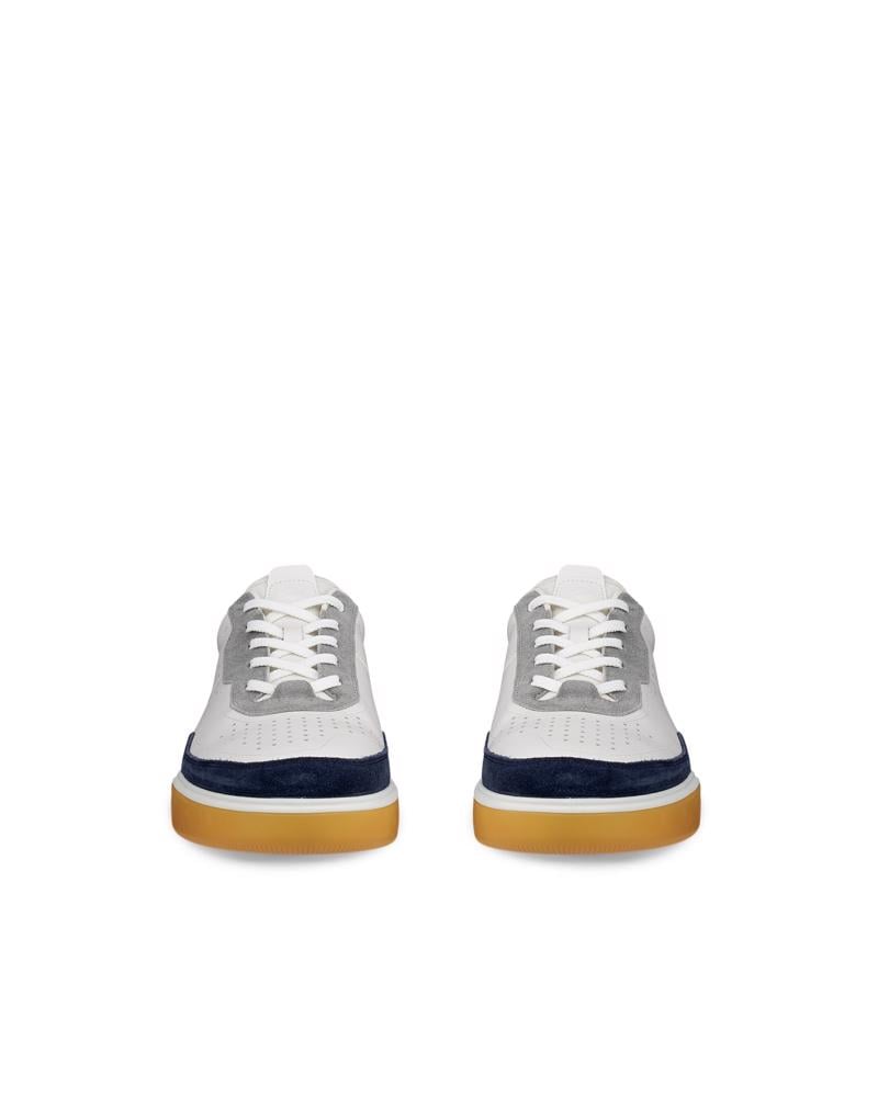 White ECCO STREET COURT M LEA