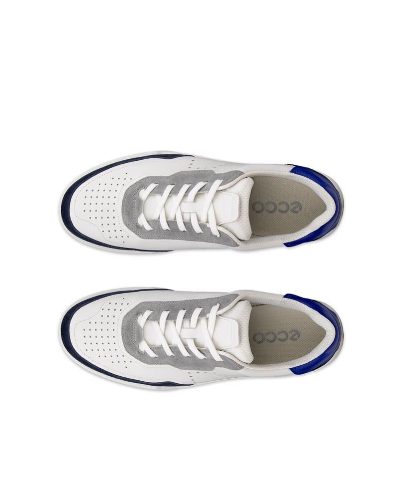White ECCO STREET COURT M LEA