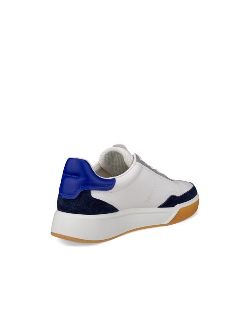 White ECCO STREET COURT M LEA