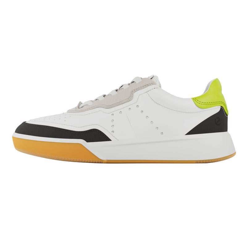 White ECCO STREET COURT M LEA
