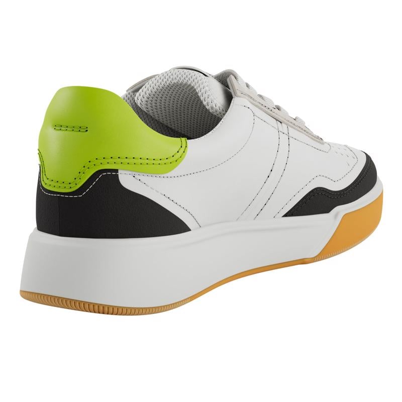 White ECCO STREET COURT M LEA