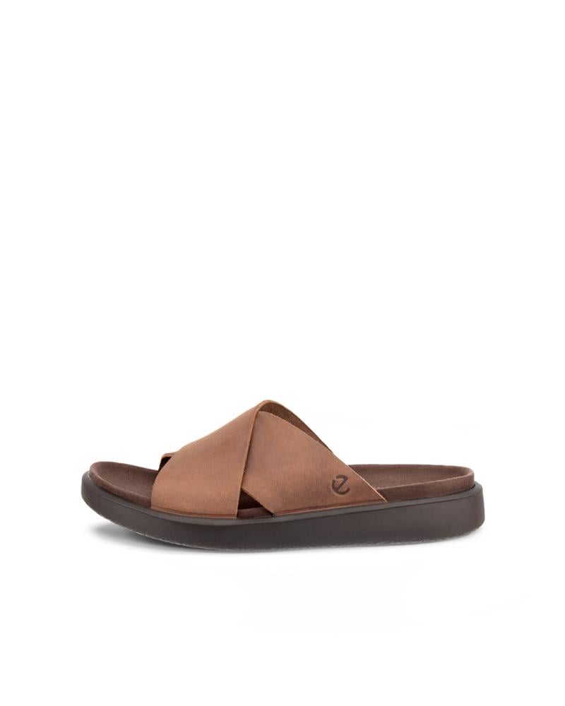 Brown ECCO Flowt M Slide