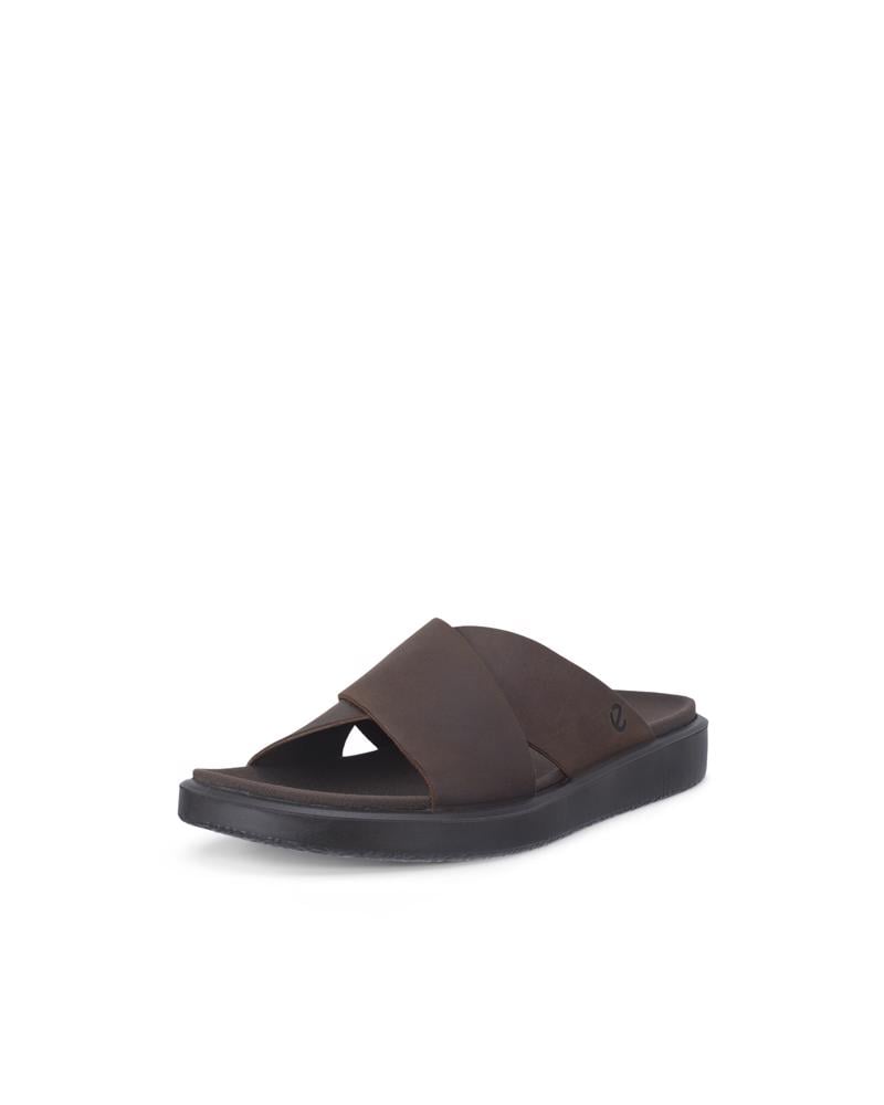 Brown ECCO Flowt M Slide