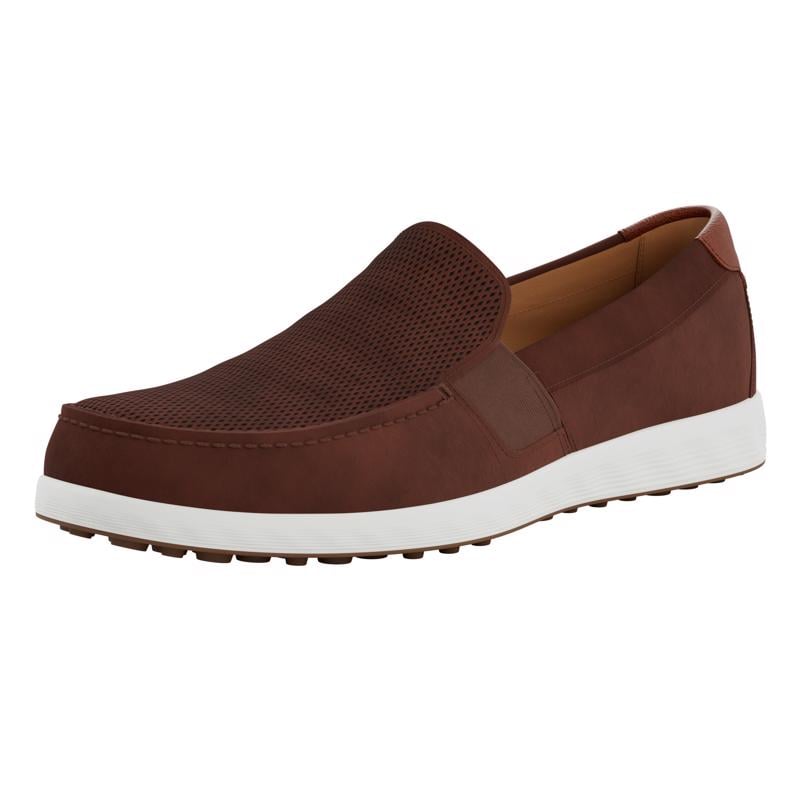 Brown ECCO S LITE MOC PERF LOAFER